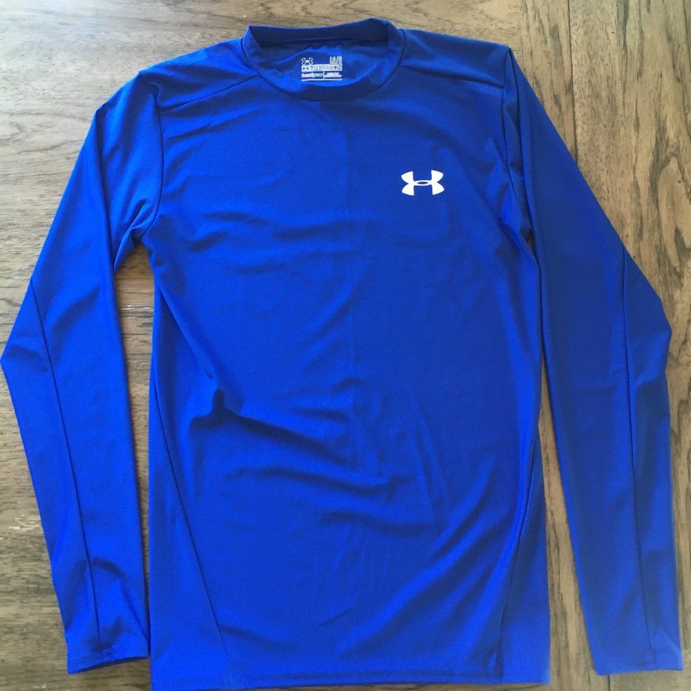 UA Royal Blue Heat Gear Long Sleeve Comp